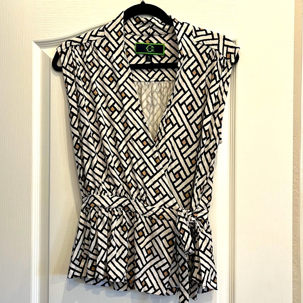 C Wonder Tie Wrap Blouse